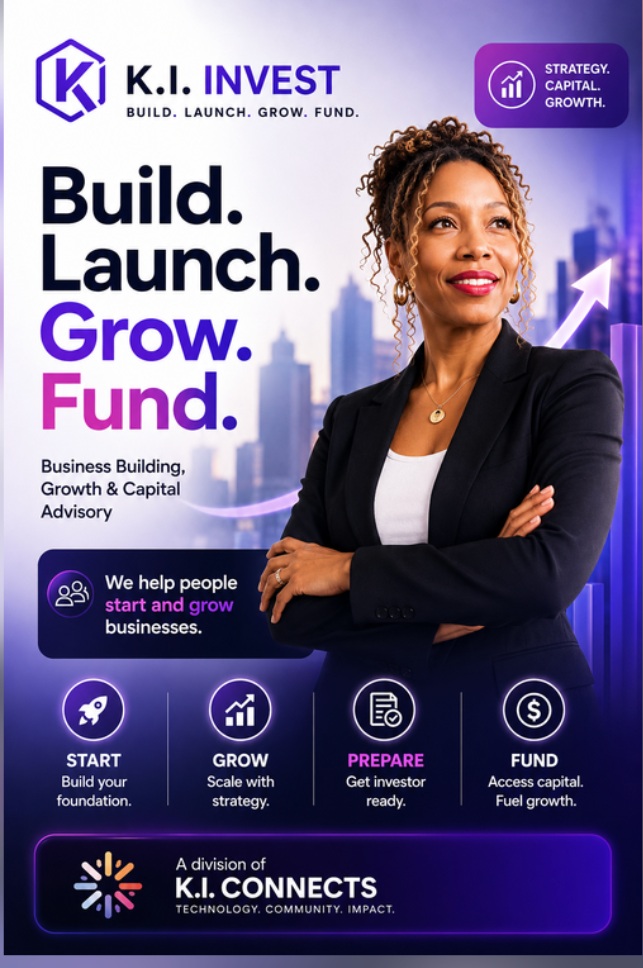 K.I. Invest business growth platform poster